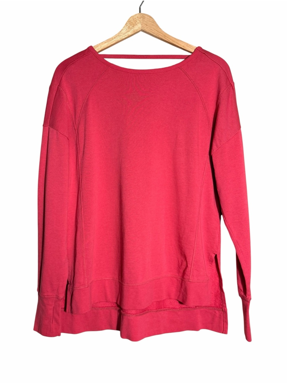 Sweaty Betty Women's Pink Open Back Crewneck Sweatshirt